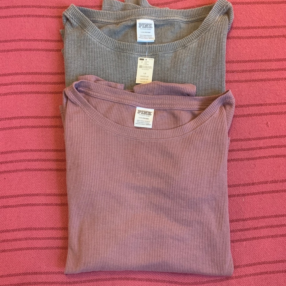 Pink Victoria’s Secret thermal set